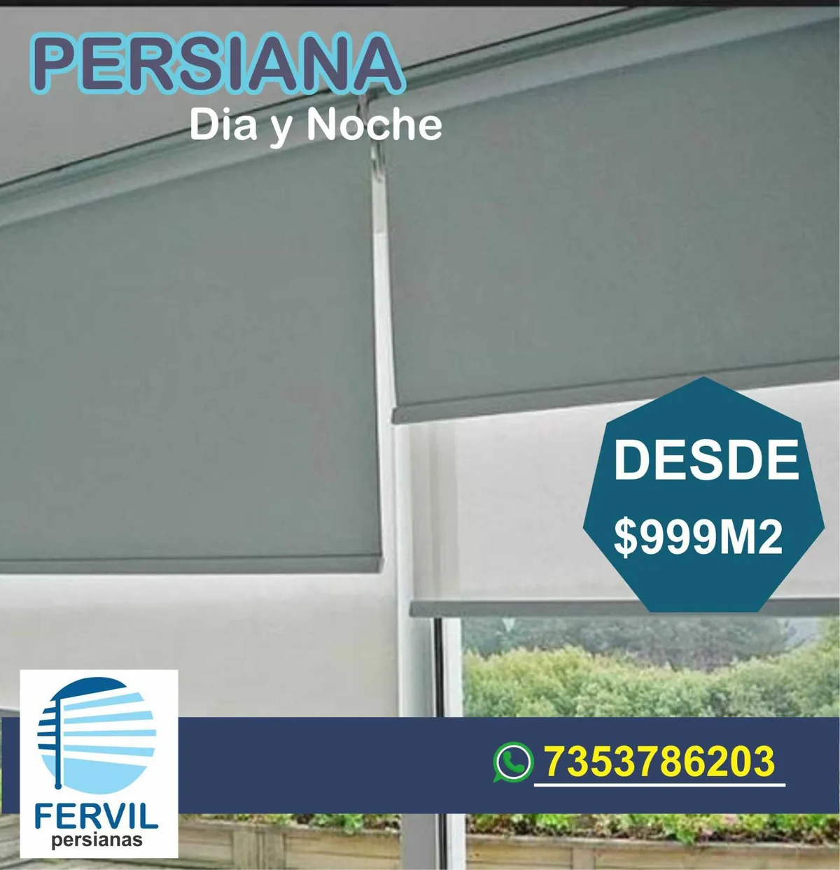 Persiana día y noche